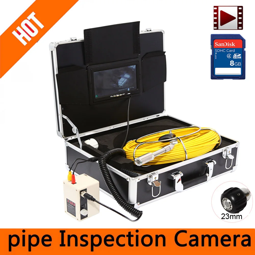 Цифровой видеорегистратор кабель из стекловолокна 40 м водонепроницаемая