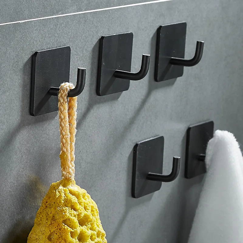 

Hole-Punched Hook Strong Adhesive Kitchen Wall Load-Bearing Wall Hangers Adhesive Hook Screwless Metal Hook