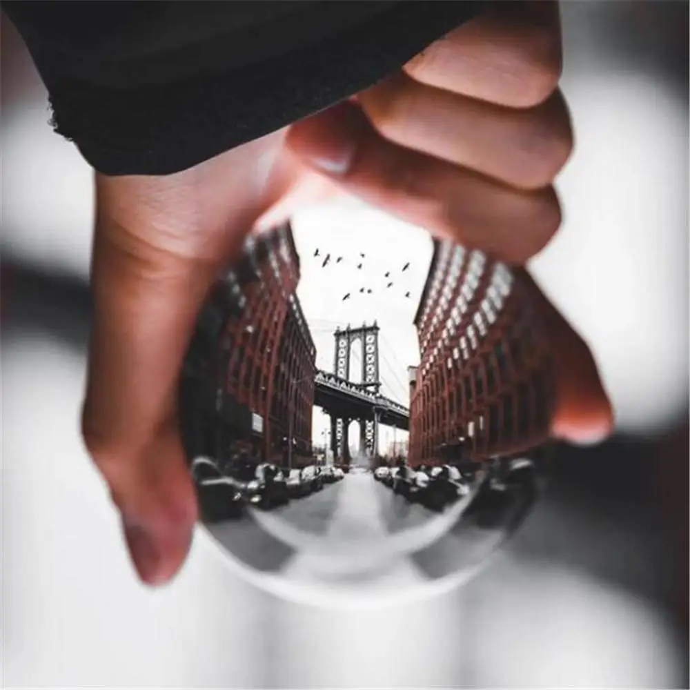 80 мм фотография Хрустальный объектив шар АЗИАТСКИЙ КВАРЦ прозрачный волшебный