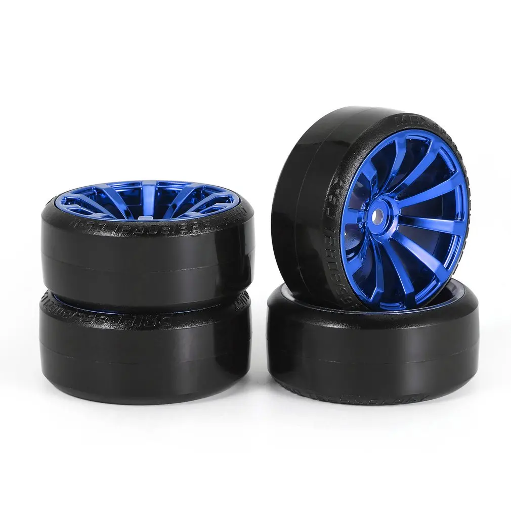 Новые 4 шт. 1:10 RC Дрифт автомобильные шины жесткие шины колеса для Traxxas HSP Tamiya HPI Kyosho на дороге Дрифтинг Cas RC части автомобиля