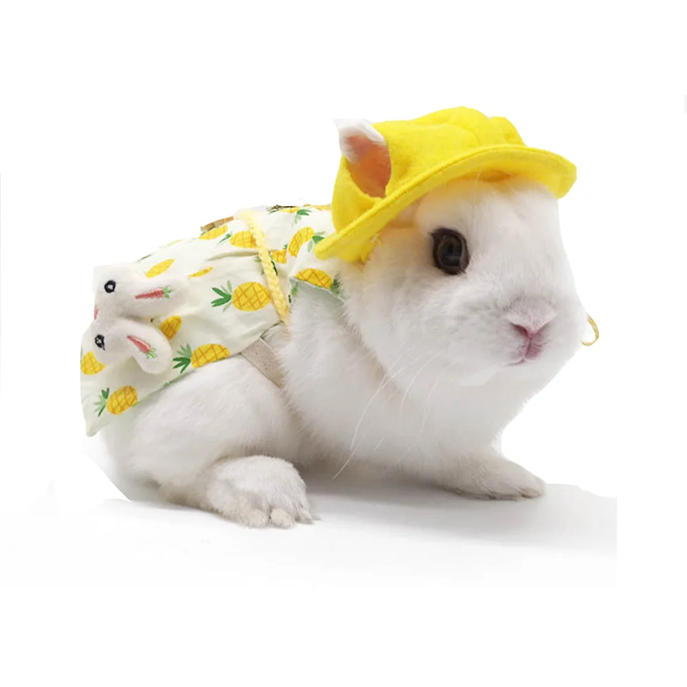 Одежда для домашних животных Кролик поводок милая одежда кролика котенка кошки