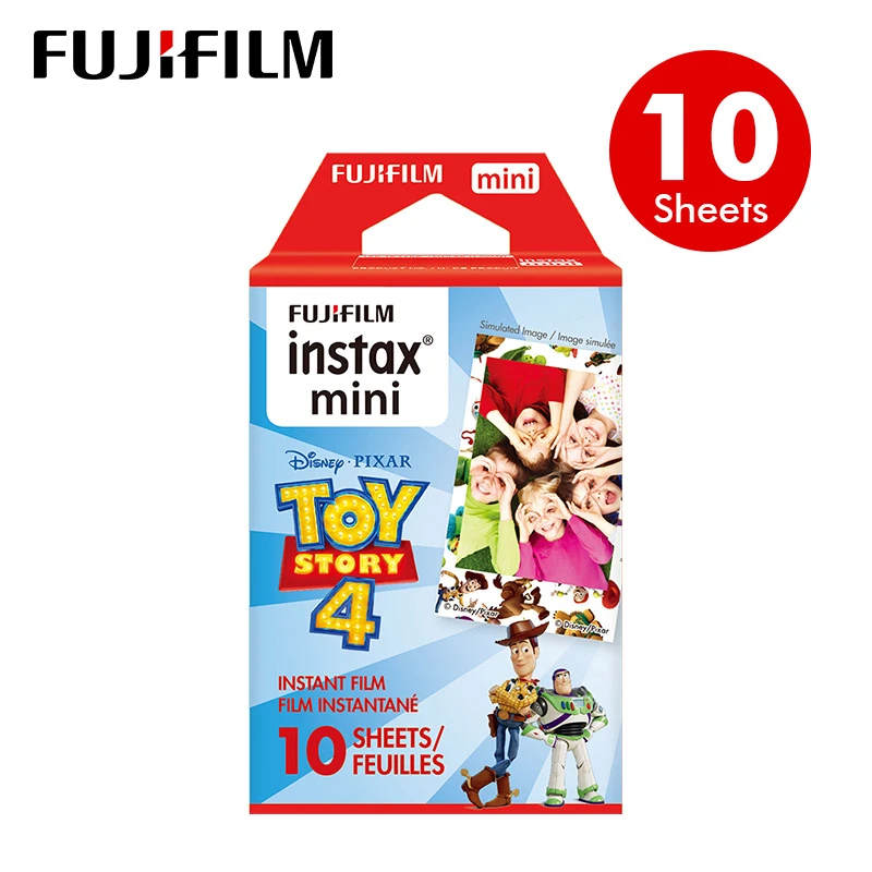 10 Sheets Подлинная Fujifilm Instax Mini 8 фильм История Игрушек 4 Fuji мгновенная фотобумага 10-50 листов For70 7s 50 s 90 25 SP-1 LOMO камеры - Цвет: 10 Sheets