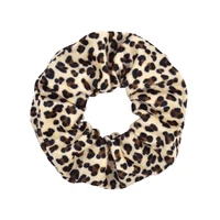 New Leopard Print Hair Scrunchie Elastic Hair Band for Women Girls Ponytail Holder Hair Rope Rubber Band Hair Accessories