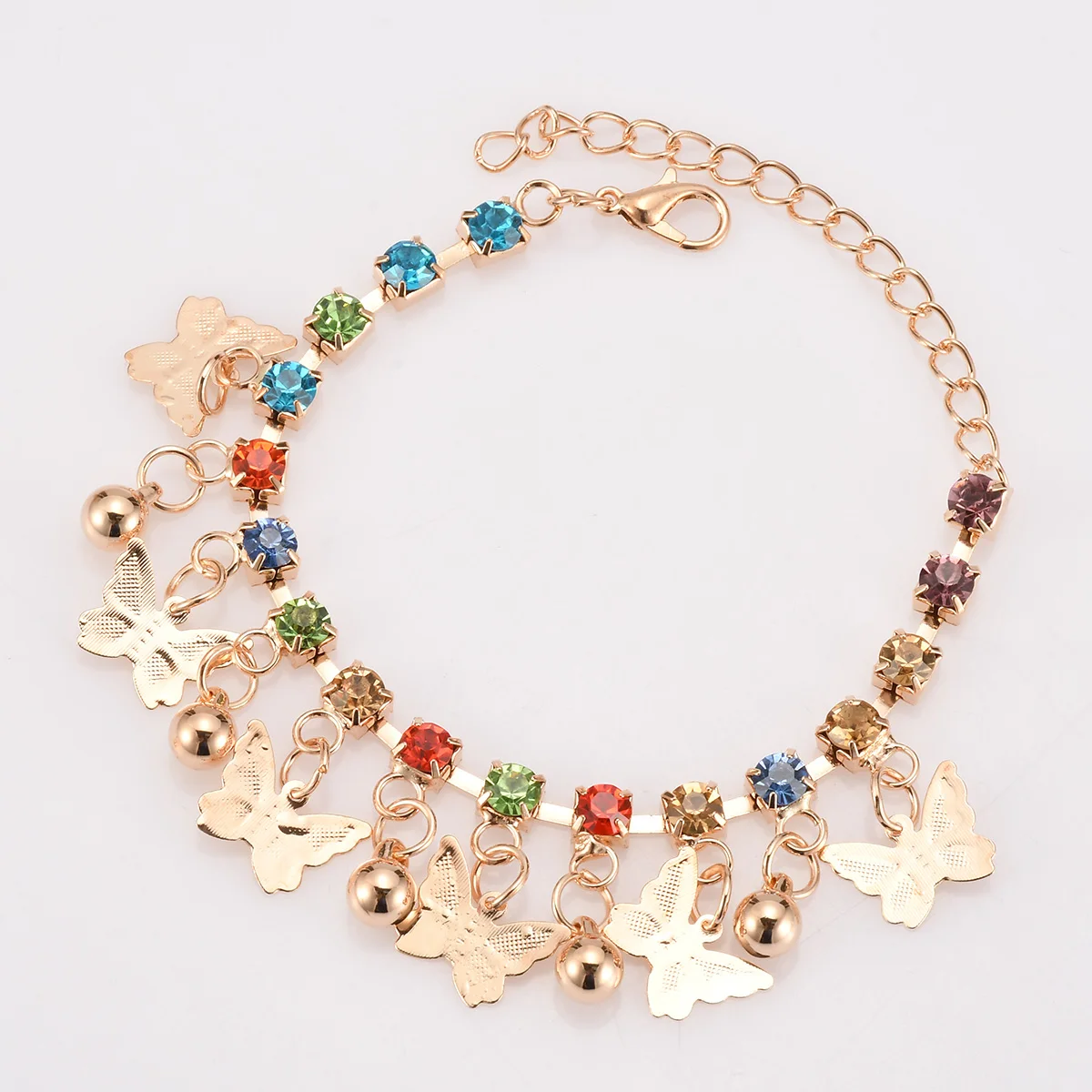 

2020 New fashion personality design butterfly bracelet for women trendy gold bracelet korean senior luxury bracelet jewelry