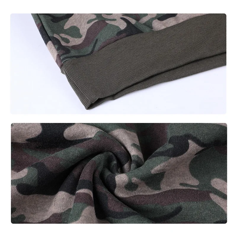 2020 Мужская спортивная куртка толстовка с капюшоном камуфляжным принтом куртки