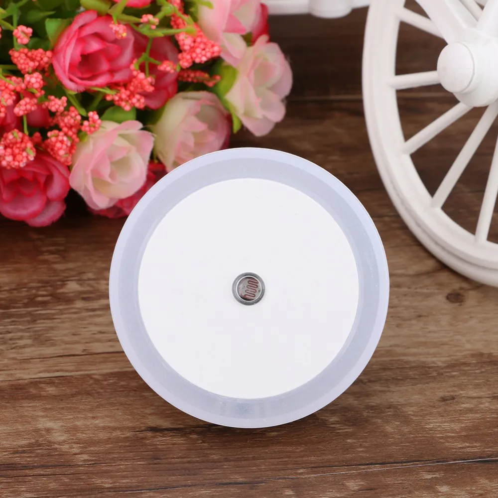 Light Sensor Control Night Luminaire Dusk to Dawn Bedroom Induction Plug-in LED Lamp For Baby Hallway Kitchen Wall | Освещение