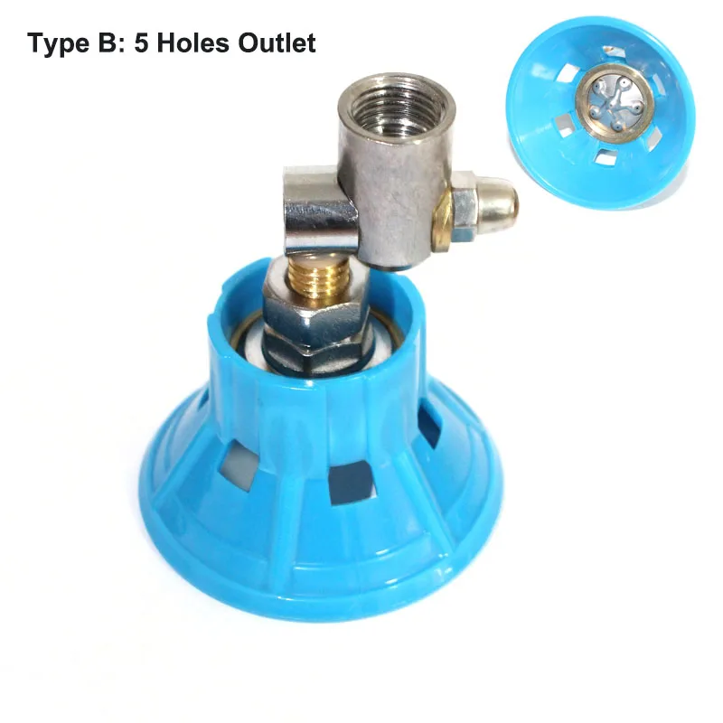 NuoNuoWell Irrigation High Pressure Windproof Sprayer Agriculture Greenhouse Fine Mist Fruit Tree Pesticide Spinkler Nozzle - Цвет: Type B 5 Hole