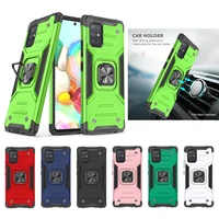 for samsung galaxy note 10 s10 lite case shockproof armor car magnetic ring holder phone cases for galaxy a81 a91 cover coque