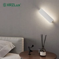 xrzlux indoor led wall lights 6w white black wall lamp fixture corridor aisle bedside lighting aluminum night light