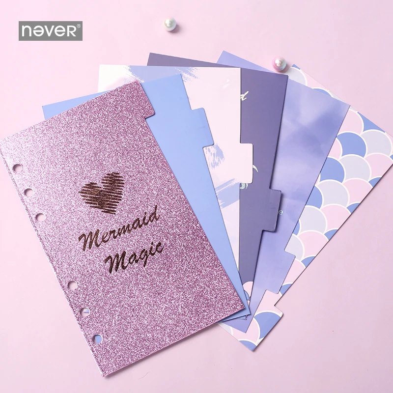Индексный разделитель страницы серии Never unicorn для блокнота Filofax A6 планировщик