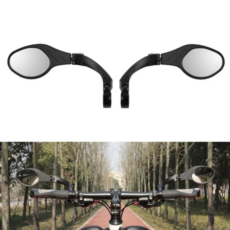 Велосипедное Зеркало из нержавеющей стали складной руль MTB боковое защитное
