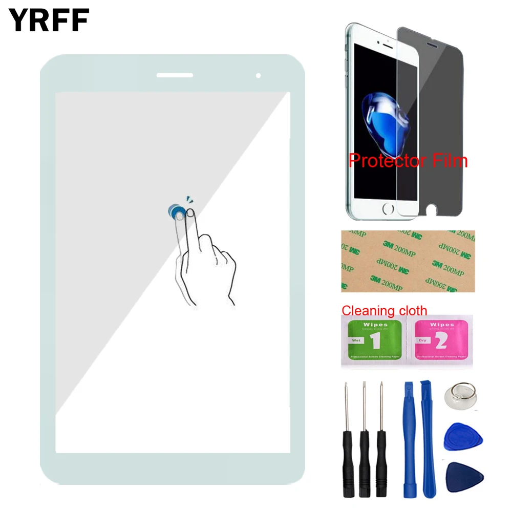 Переднее внешнее стекло для Huawei Honor Play Mediapad T1 701 701U (без сенсорного экрана) +