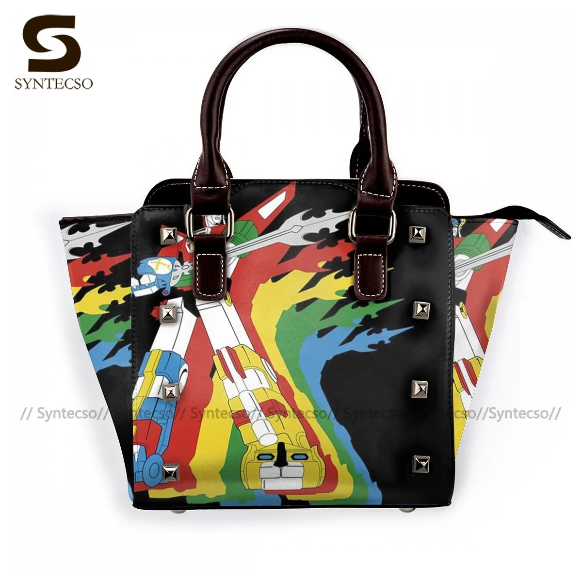 

Voltron Shoulder Bag Fashion Vintage Handbag Leather Office Female Bags