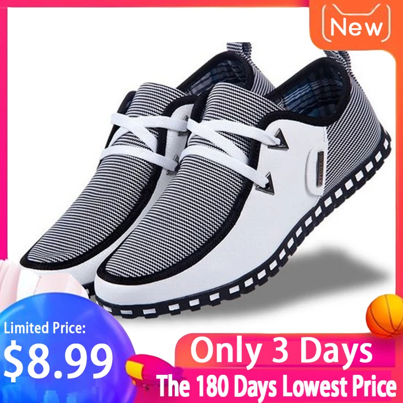 Summer Loafers Men Casual Shoes Fashion Slip On Sneakers Flats Driving PLUS SIZE 39-47 Trainers Zapatos Leather | Обувь