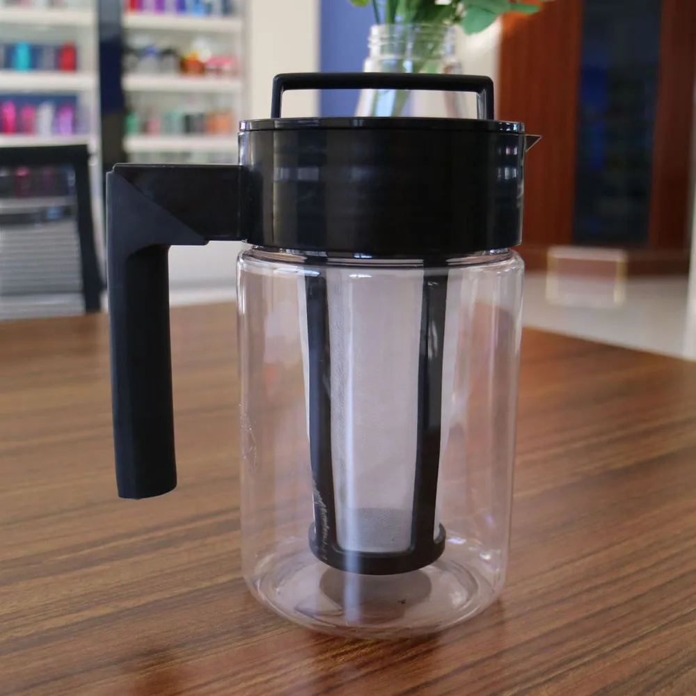 900ML Kettle Cold Brew Iced Coffee Tea Pot Maker With Airtight Seal Silicone Handle Glass Drinkware #45 | Дом и сад