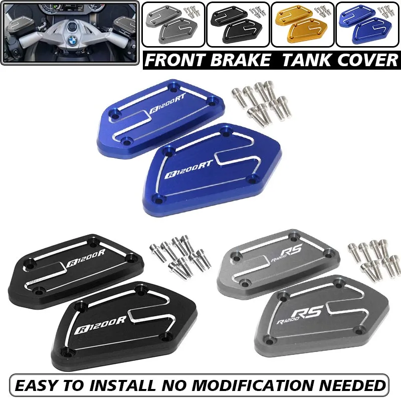 

For BMW R1200R R1200RS R1200RT R 1200R/RS High quality Motorcycle CNC Aluminum Front Brake Clutch Fluid Reservoir Cap Tank Cover