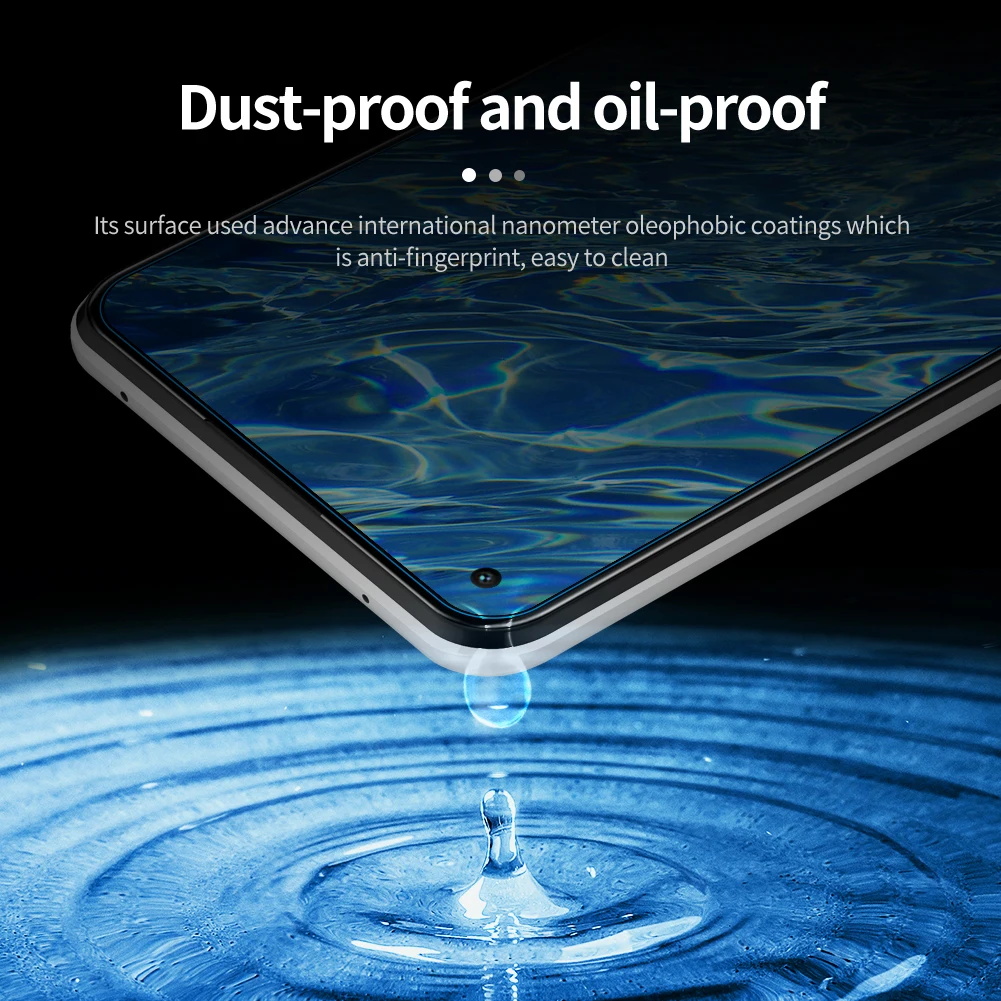 

For xiaomi Mi 11 Lite 4G/5G Glass Nillkin Amazing H+Pro Nano Anti-Explosion 9H 0.33mm 2.5D edge Tempered Glass Screen Protector