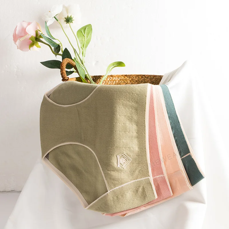 

Soft Cotton Women's Seamless Underpants Sexy Panties Antibacterial Underwear For Female New Style Brand Design Briefs Lingerie