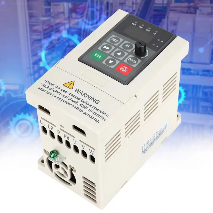 110V 0.4KW 5A VFD преобразователь частоты однофазный вход 3 фазный выход PAM Инвертор управления