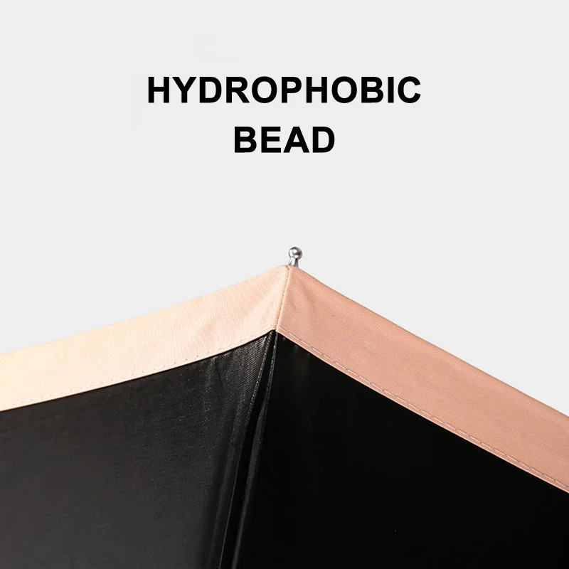 Зонт Paradise для защиты от УФ-лучей плотный черный солнцезащитный козырек Солнечный