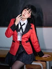 Взрослая Девочка Аниме Kakegurui Jabami Yumeko Saotome Meari японская школьная униформа для девочек косплей костюм полный комплект