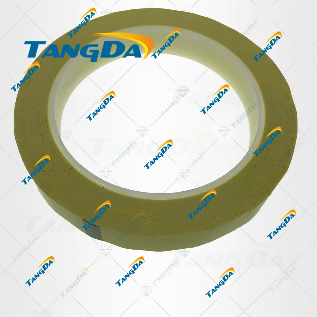 TANGDA 14 мм * 70 м 70 метров Желтый PET High выдерживает температуру изолированный анти-Пламя Клей Mylar лента трансформатор обмотка на катушке V