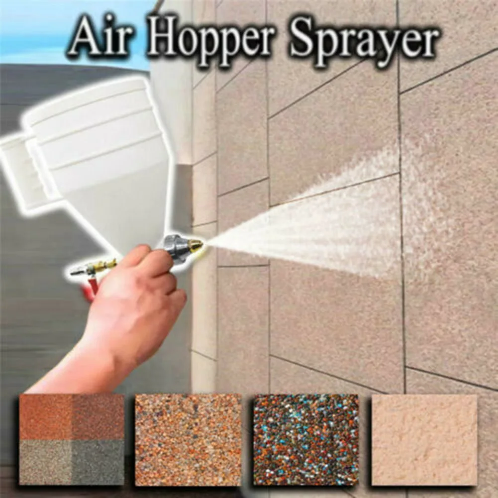 

Air Hopper Sprayer Spray Paint Texture Tool Coating Portable for Wall Drywall Home J8