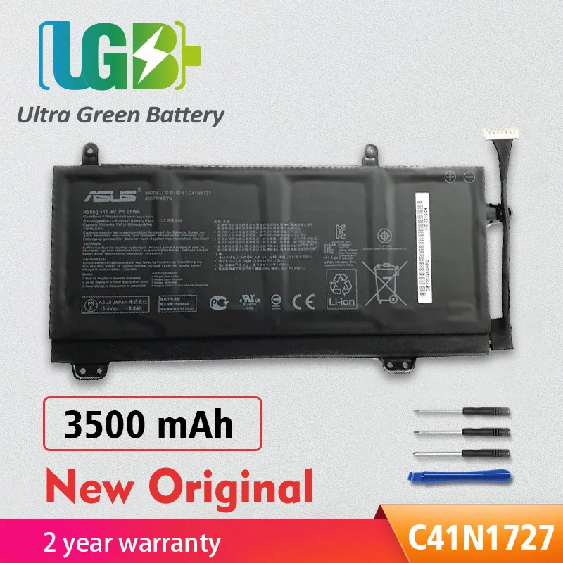 

UGB новый оригинальный C41N1727 0B200-02900000 Аккумулятор для Asus ROG Zephyrus M GM501 GM501G GM501GM GM501GS GU501 GU501GM GM501GS