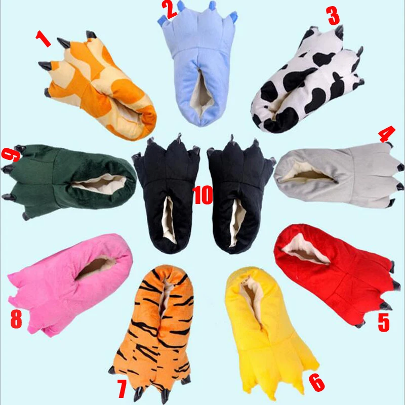 L-shoes Зимняя Пижама с изображением животных; детская одежда для костюмированной вечеринки с пандой; теплый комбинезон с единорогом для девочек; Рождественский комбинезон с героями мультфильмов; Пижама с единорогом - Цвет: L-shoes