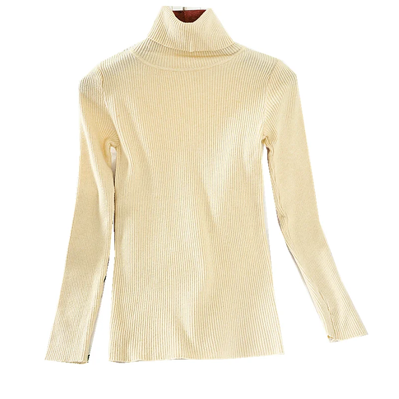 GLAUKE long sleeve fashion women solid turtleneck sweater female chic elegant ladies jumpers pull femme Knitted Pullover | Женская