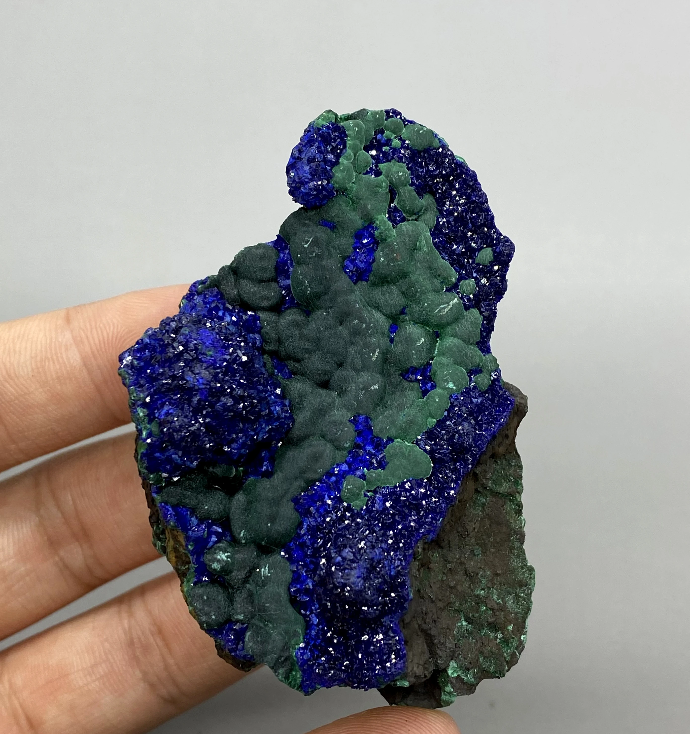 

69g Natural beautiful Azurite and Malachite symbiotic mineral specimen crystal Stones and crystals Healing crystal
