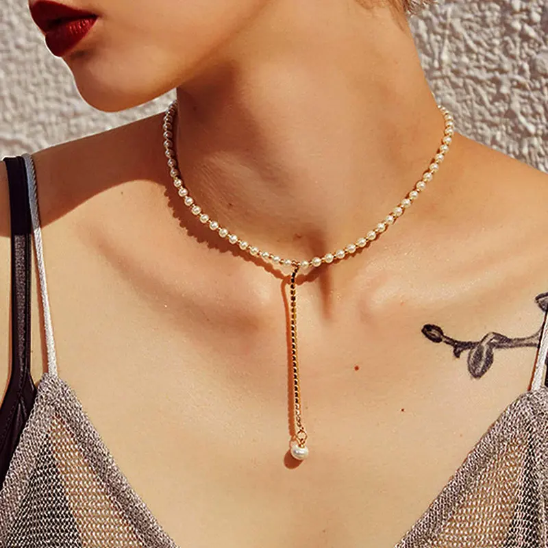 Для женщин Цепочки и ожерелья Boho море ожерелья в виде ракушки для девочек Rope Chain колье браслет простые элегантные пляжные ювелирные изделия подарок на день матери - Окраска металла: N00188