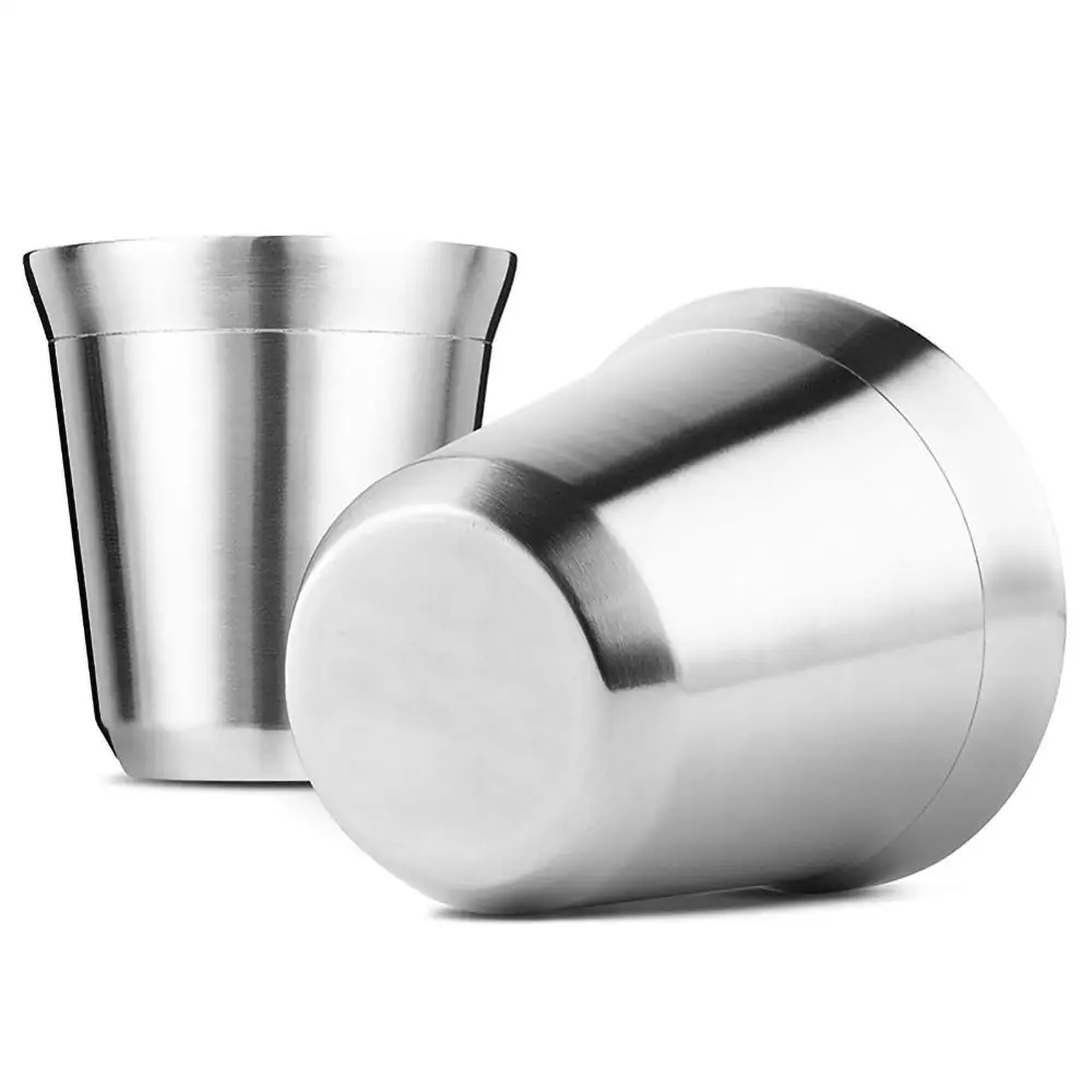 

Double Wall Stainless Steel Coffee Mug 80ml/160ml Portable Cup Travel Tumbler Coffee Jug Milk Tea Cups Office Water Mugs