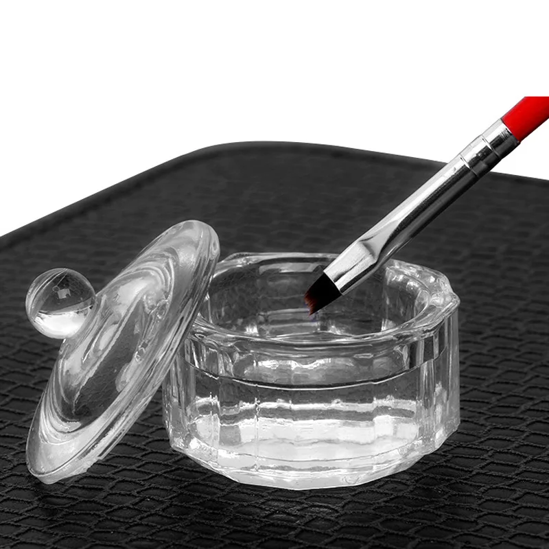 Высококачественная прозрачная стеклянная чашка 1 шт. для акрилового дизайна