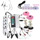 Электрические хомуты для сосков, зажимы, электрические металлические бусины, анальная Анальная пробка, подушечки для стимуляции груди, БДСМ бондаж, медицинская тематическая секс-игрушка