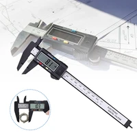 home 150mm 6 inch electronic plastic digital caliper carbon fiber vernier caliper gauge micrometer measuring tool digital ruler