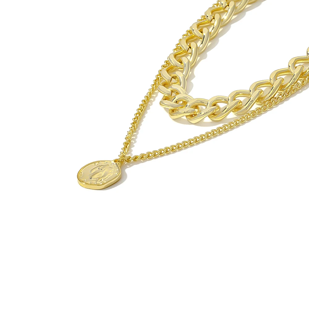 Yhpup корейский кулон с портретом ожерелье из меди высокое качество модное