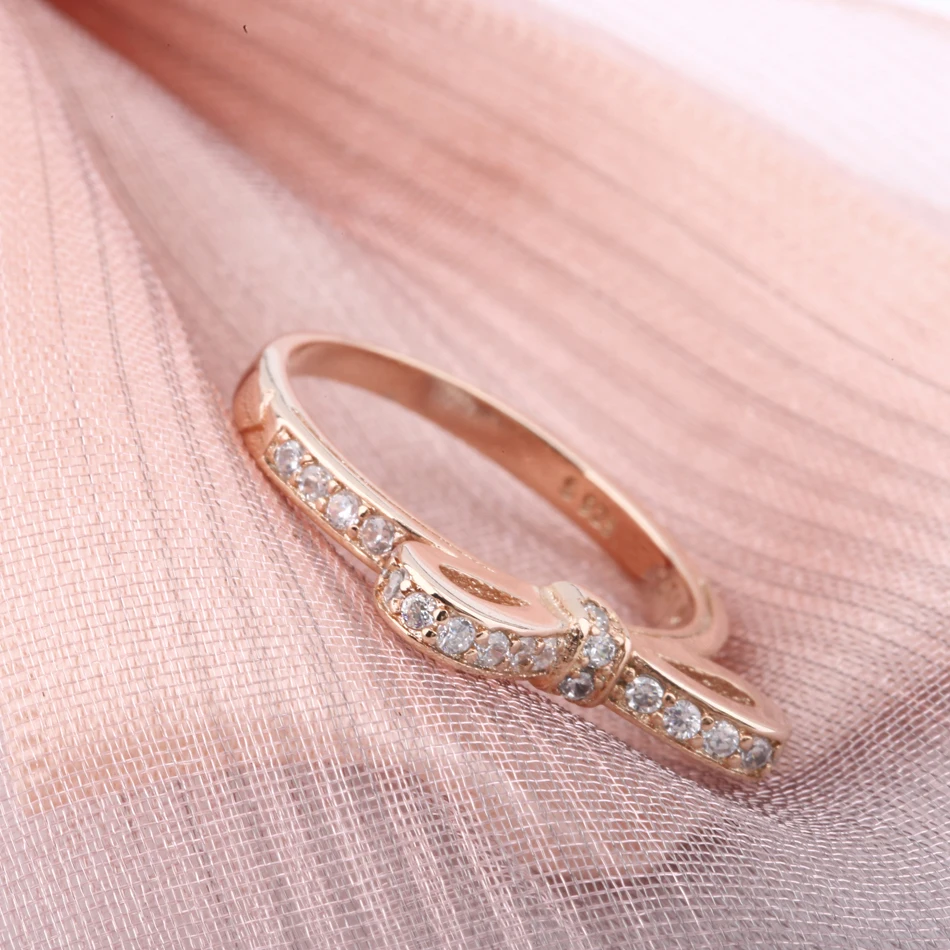 Позолоченное кольцо для Для женщин Роза фианиты прозрачные и с украшением в виде