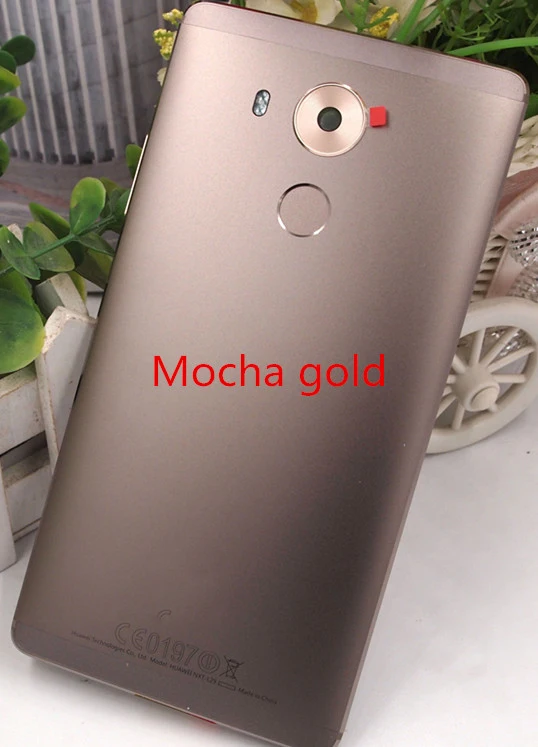 Carcasa de Metal con huella dactilar para Huawei Mate 8, Mate8, MT8-1
