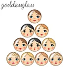 Матрёшка Матрешка Русская, 10 шт., 12 мм18 мм20 мм25 мм