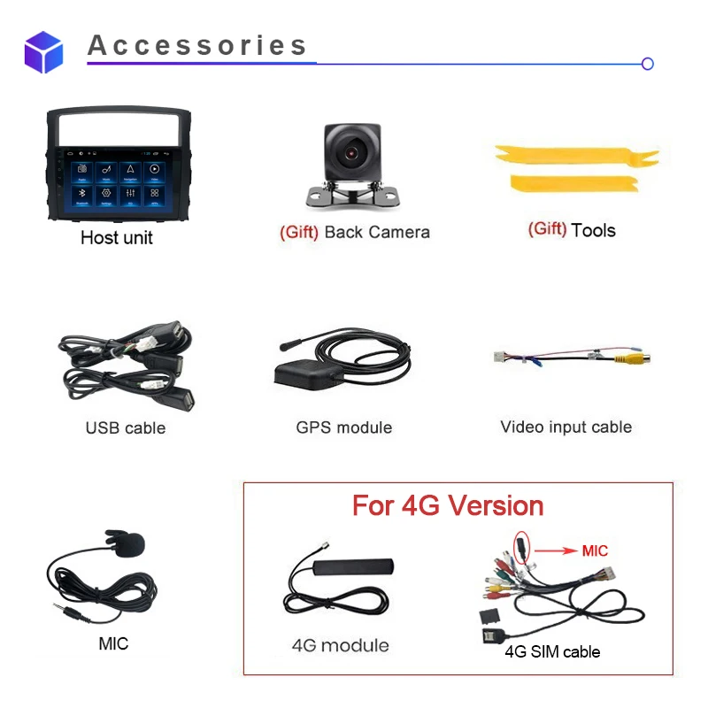 

COHO For Mitsubishi Pajero 2009-2016 Gps Navigation Stereo Car Multimedia Player Radio Android 10.0 Octa Core 6+128G