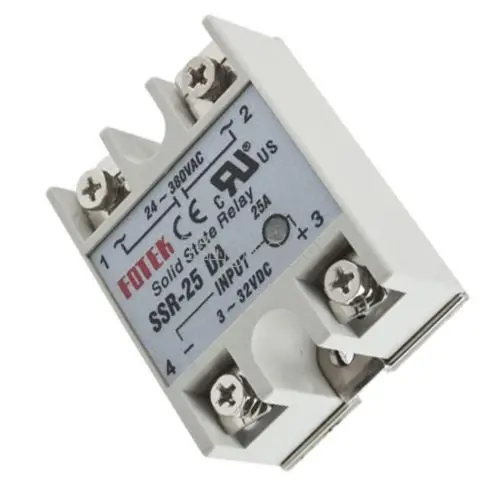 Халтрайтер-Полупроводниковый фетек SSR-25 DA -380 В ~/25A ~-твердотельное релейное