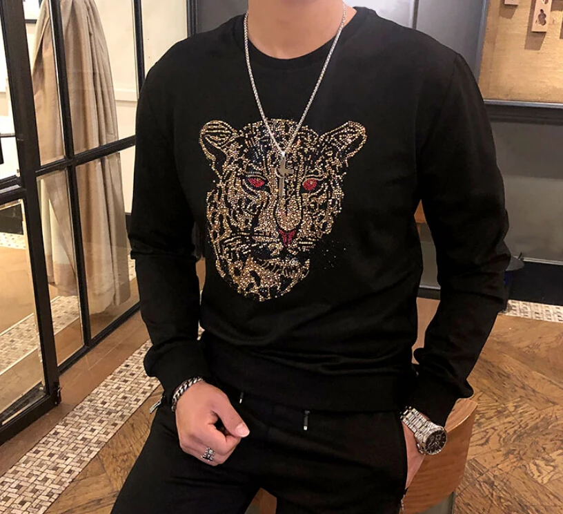 

New 2023 Autumn Winter Brand Men and women Hoodies Sweatshirts Men High Quality Hot drill Long Sleeve Fashion Mens Hoodies