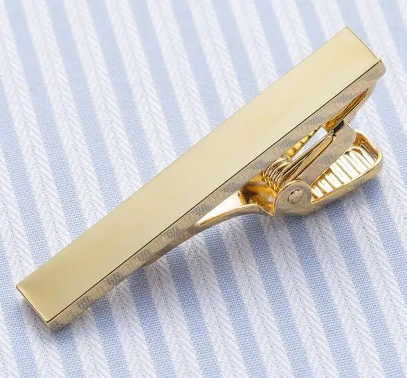 20 шт./лот серебряные/Золотые 4 см короткие Зажимы для галстука обшивка свадебного