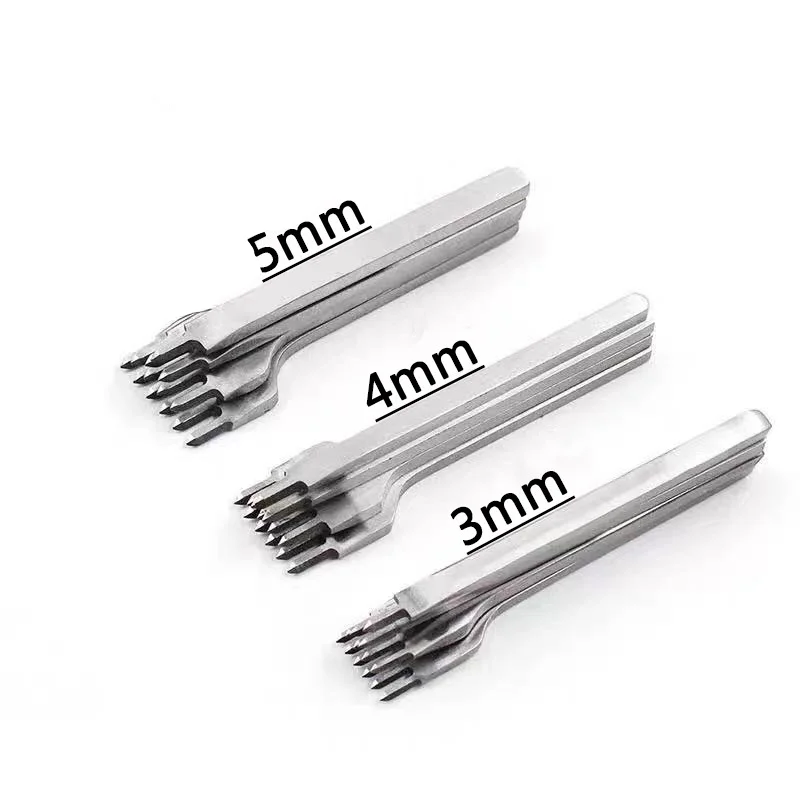 Набор инструментов для работы с кожей 4 шт./компл. долото отверстий из нержавеющей