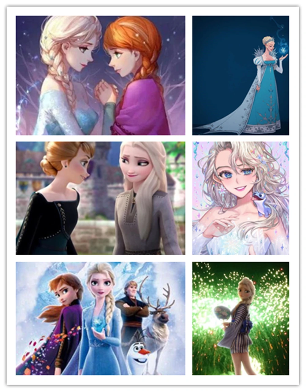 

Набор для вышивки крестиком «Холодное сердце», Алмазная мозаика 5D диснеевских мультяшных принцесс, набор для домашнего декора