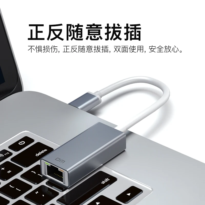 Type C to RJ45 ethernet port HUB CHB017 no need driver support mac and windows | Компьютеры и офис