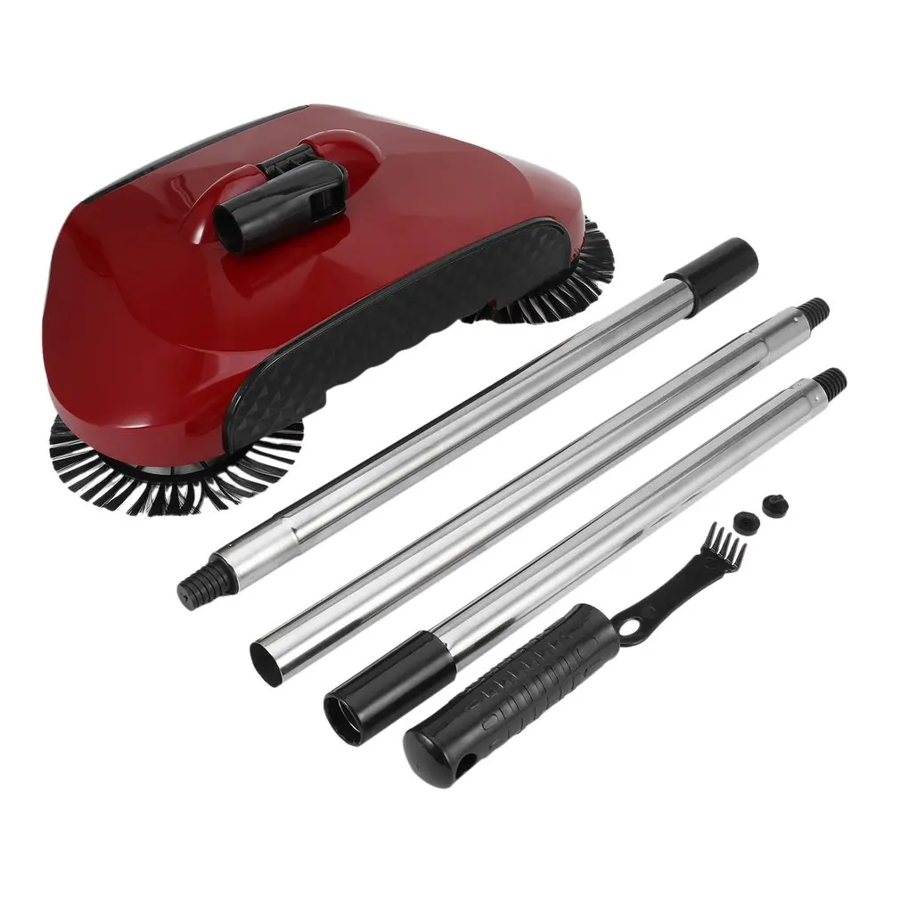 Нержавеющая сталь подметальная машина нажимная волшебная ручка для совка метлы