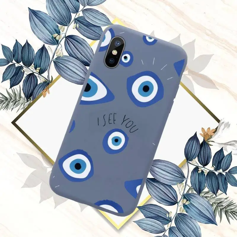 

Eyes Phone Case Candy Color for iPhone 11 12 mini pro XS MAX 8 7 6 6S Plus X SE 2020 XR