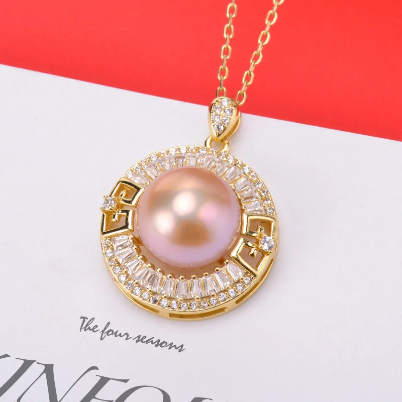 

Ювелирные изделия ручная работа основа Подвески S925 серебро жемчуг кулон аксессуары и детали фурнитура ювелирные изделия для DIY фурнитура д...